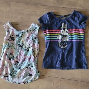 Minney Mouse Tops 4 Set Of 2
